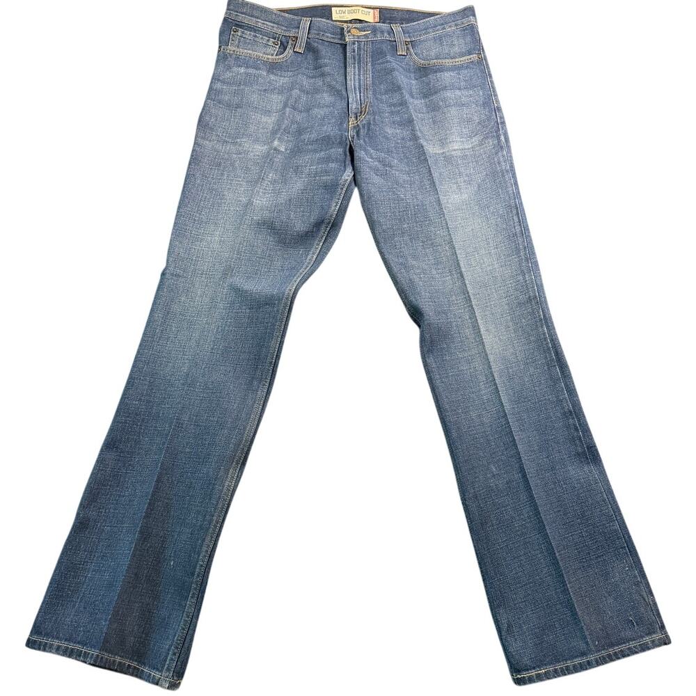 Levi's 517 Mens Size 38x34 Slim Fit Bootcut Jeans Medium Wash Blue Denim